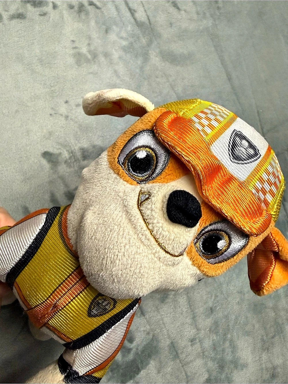 Spin Master Paw Patrol Rubble Plush Yellow & Orange